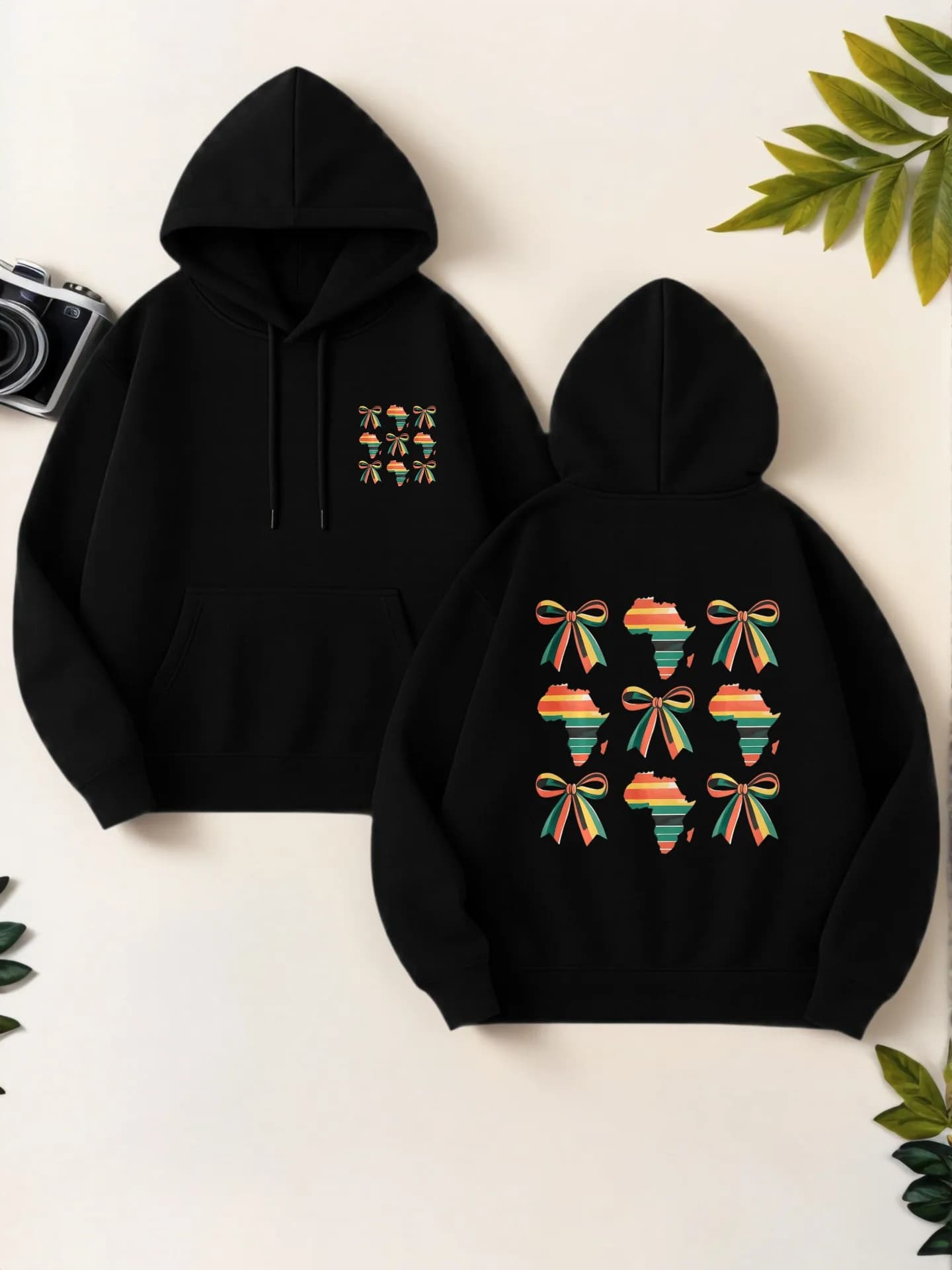 Felpa con cappuccio grafica da donna, stampa carina, design estetico, tessuto morbido, abbigliamento casual quotidiano, per adolescenti
