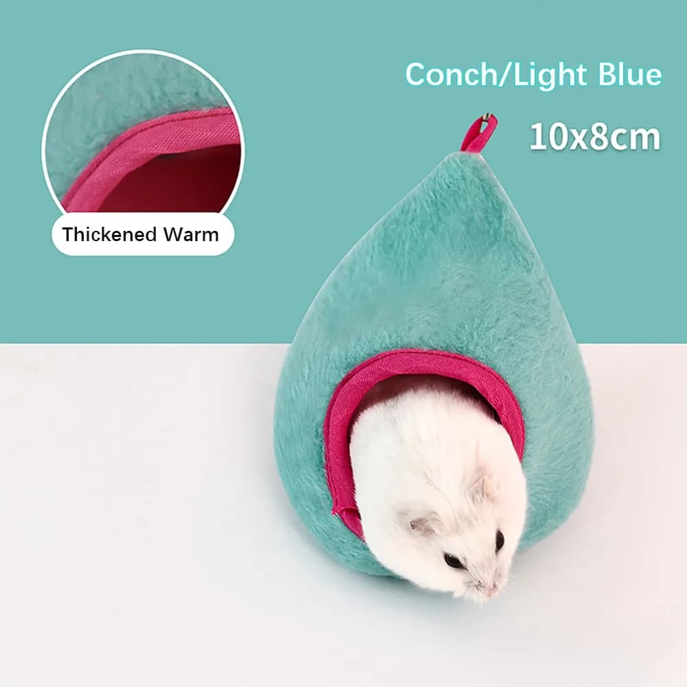 Creative Cotton Hamster Hammock Comfortable Blue/Pink Guinea Pig Sleeping Bag Warm Soft Small Pet Hide House Guinea Pig
