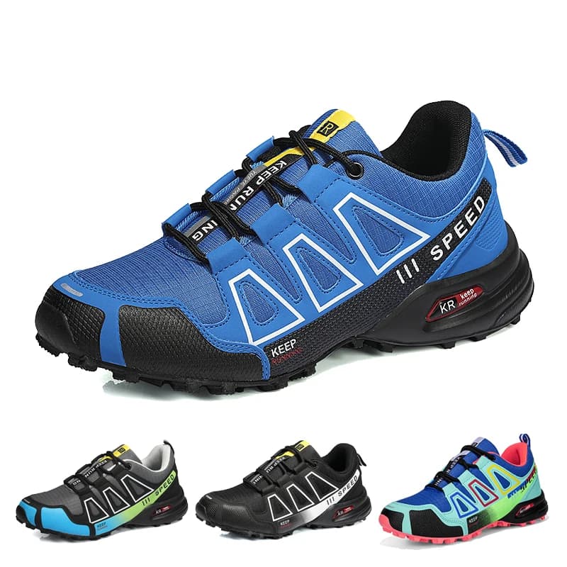 Men's Waterproof Trekking Shoes Outdoor Gymnastics Climbing Shoes with Laces Sneakers Women's Trekking Sneakers Non-slip tactics