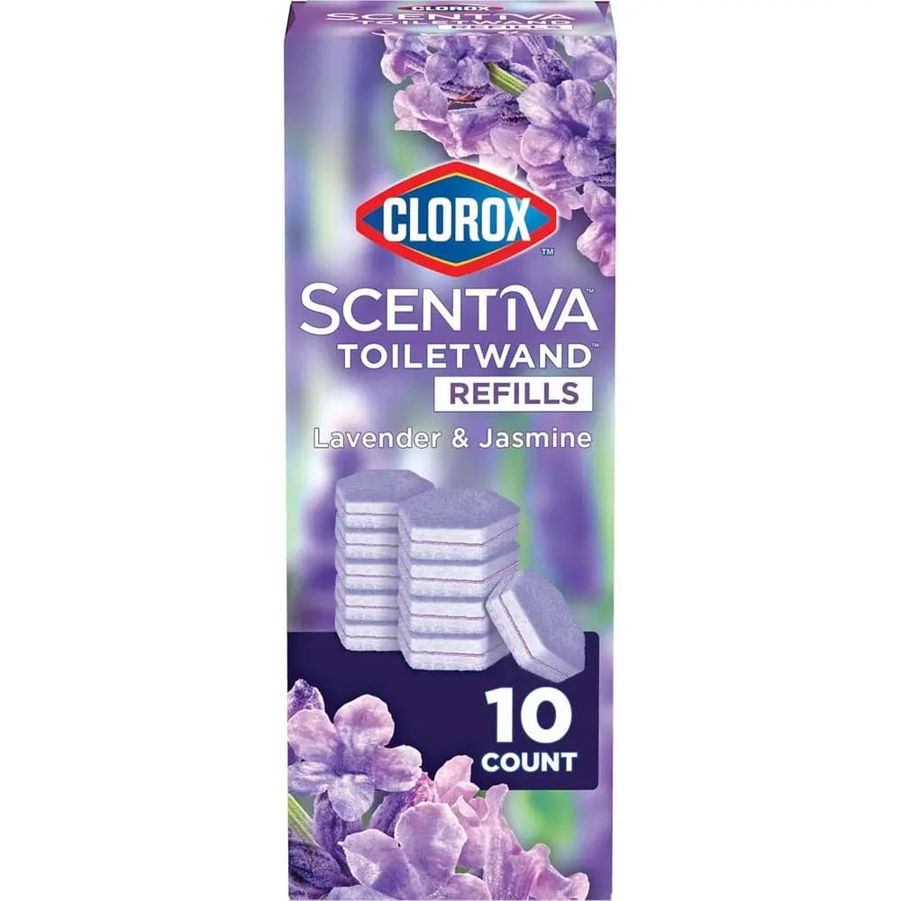 Ricariche per Scovolino WC, Profumate alla Lavanda e Gelsomino, Confezione da 10