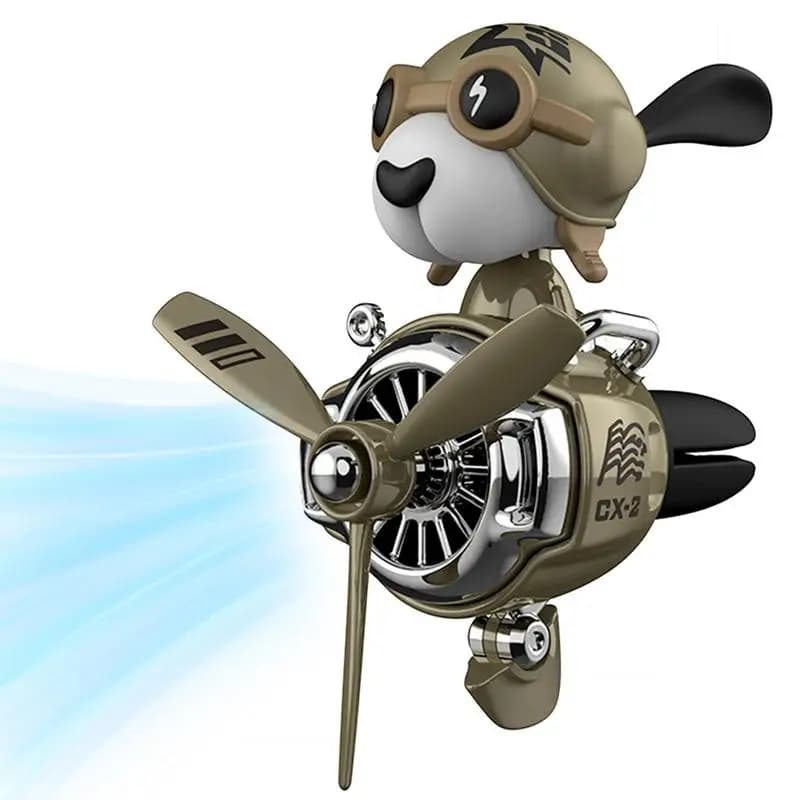 New Car Deodorant Bear Pilot Rotating propeller Exit Fragrance Nice cartoon Smooth Diffuser Perfume Accessories Car