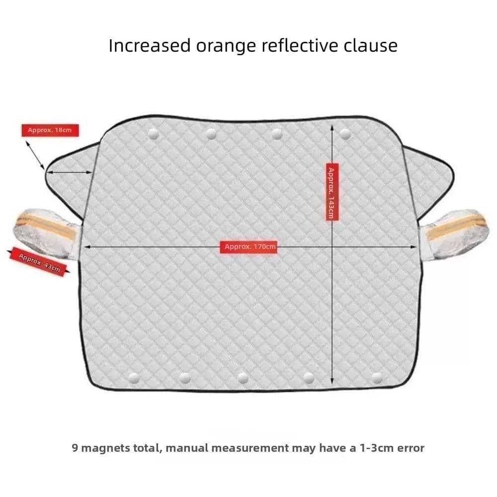 Sun Protection Magnetic Windshield Cover Waterproof Anti Heat Car Sunshade Sun Protection Dustproof Snow Cover Car Truck
