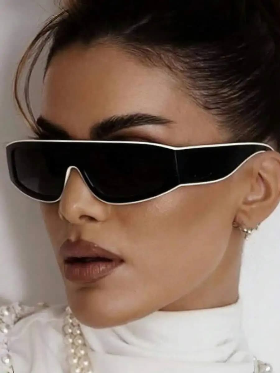 New Modern Retro Cat Eye Small Frame Fashion Glasses Women Men's Simplicity All-Match Punk Festival Party Street Shooting