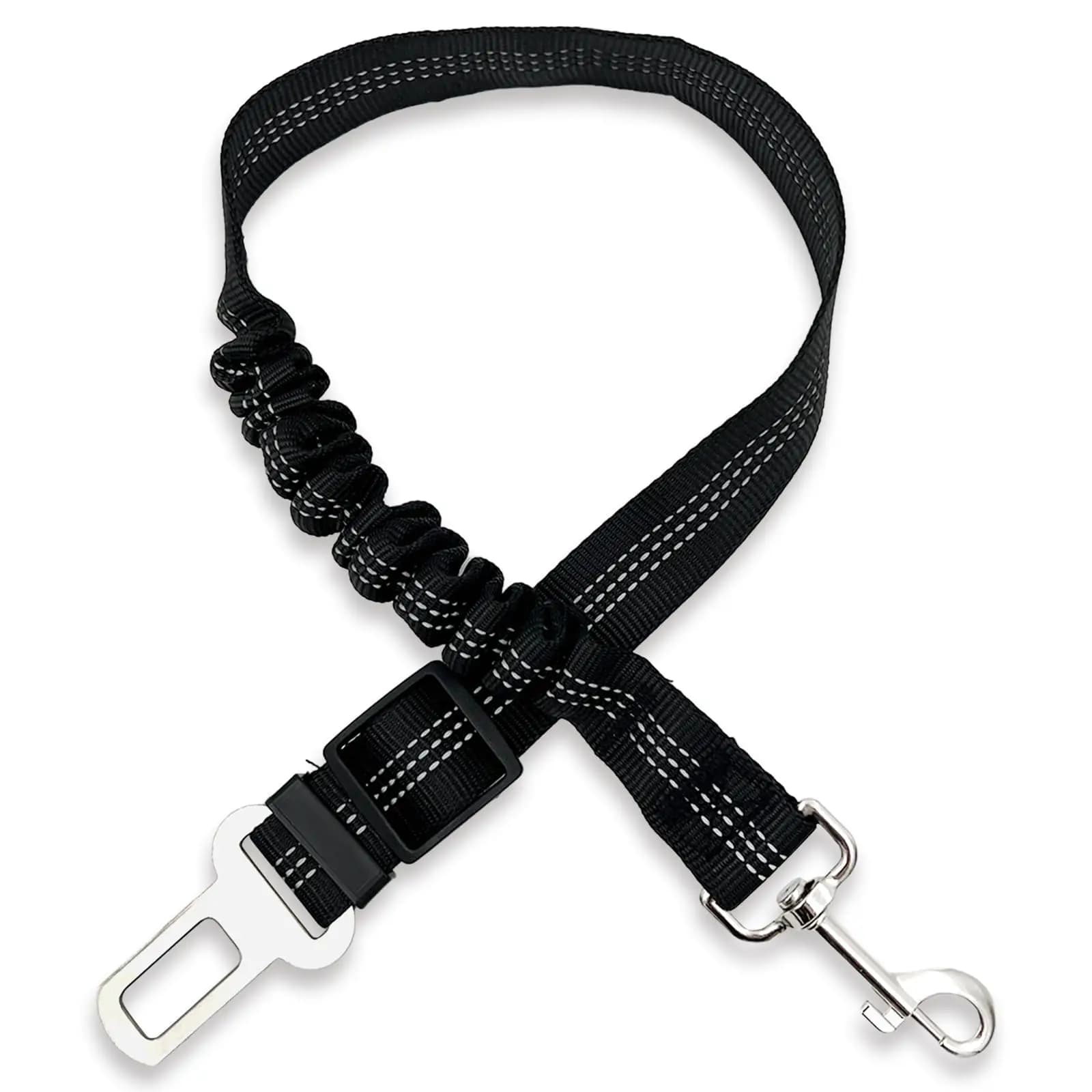 1 Pezzo Cintura di Sicurezza Premium per Cani da Auto, Cintura Ammortizzante e Riflettente, Lunghezza Regolabile, Adatta a Qualsiasi Cane