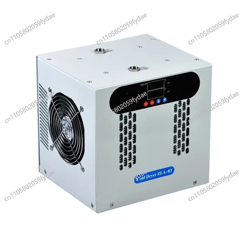 Essiccatore d'aria a refrigerazione da 200L/min con condensatore elettronico per rimozione acqua e filtro, deumidificatore