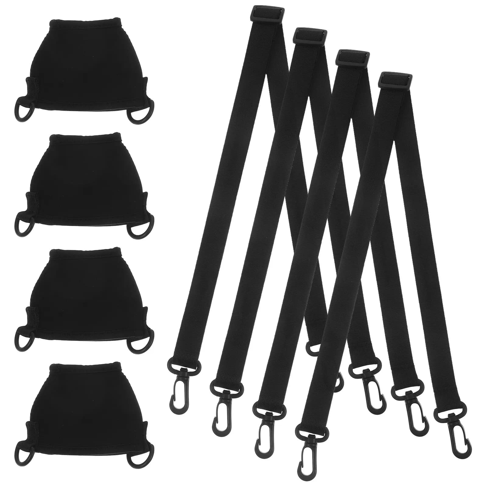 4 Set di Isolatori per Calici da Vino, Eleganti Coperture Decorative in Neoprene per Eventi Sociali, Porta Calici