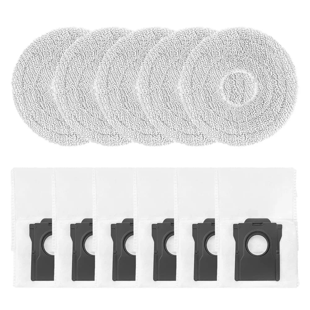 Kit di accessori per aspirapolvere robot Conga For X50 X Treme con panni in microfibra e sacchetti per la raccolta della polvere