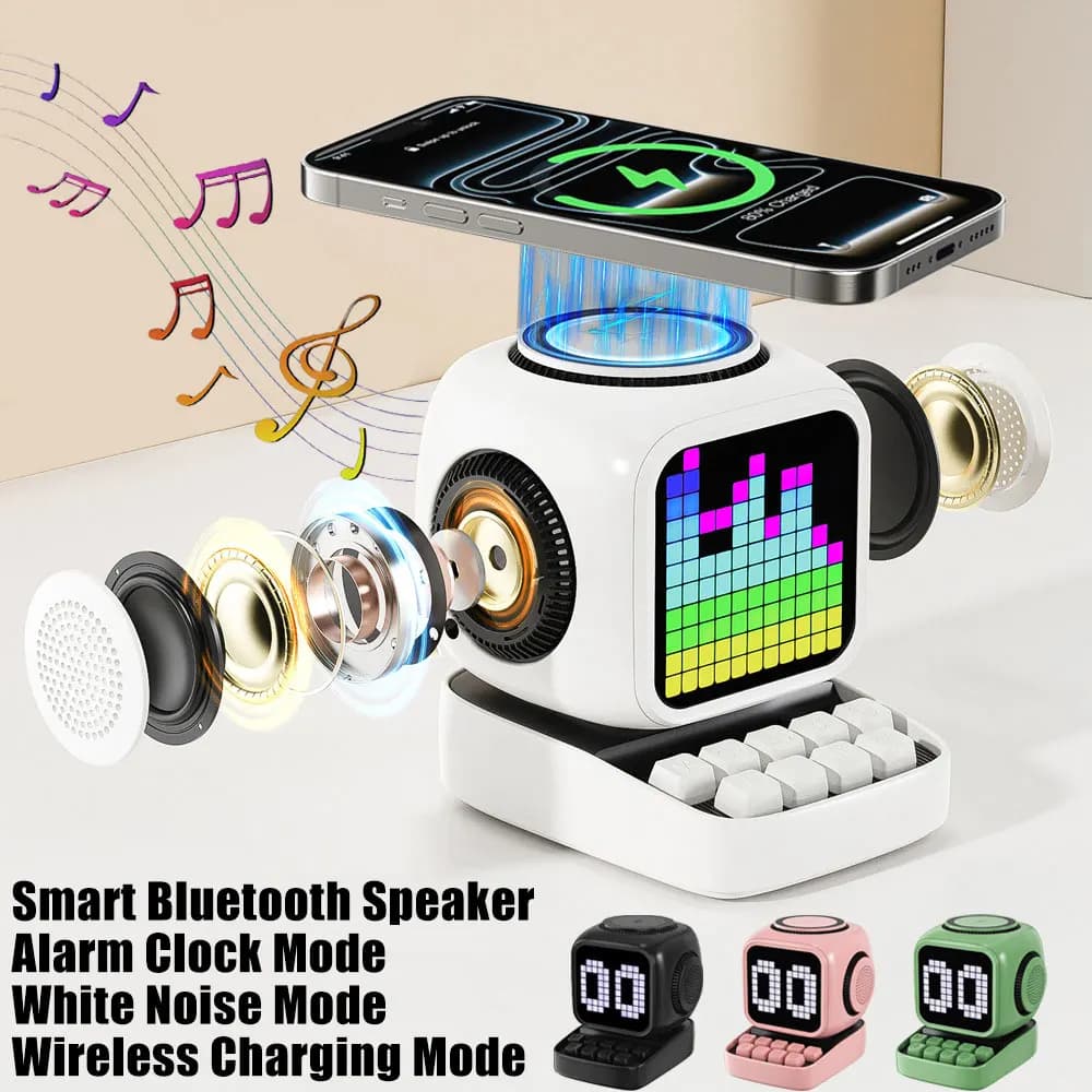 NEW Mini AI Smart Bluetooth Speaker Outdoor Portable High-Quality Play Music Subwoofer Speaker Portable Stereo Low-Volume Audio