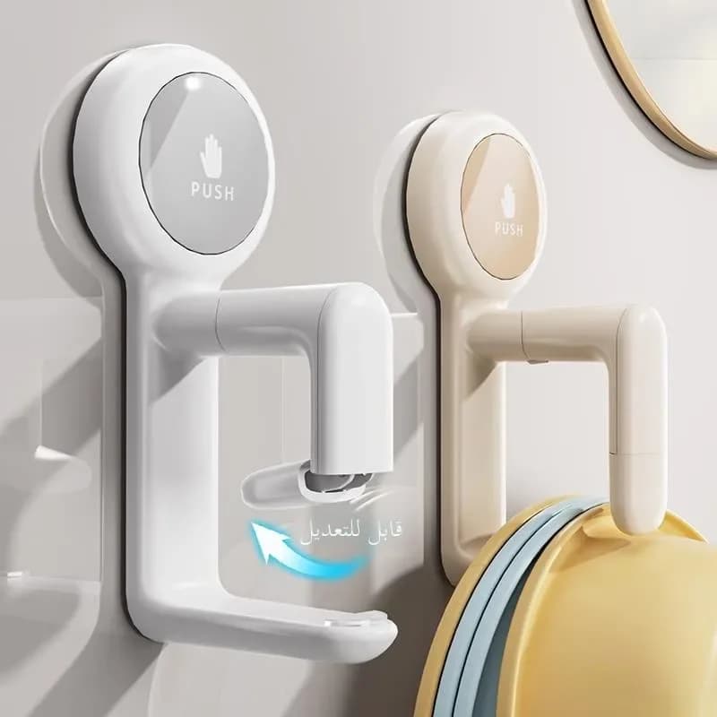 Gancio per lavandino del bagno, portaoggetti per lavabo, vasca da bagno, dispositivo per appendere, ventosa, nessuna foratura richiesta, organizer per bagno