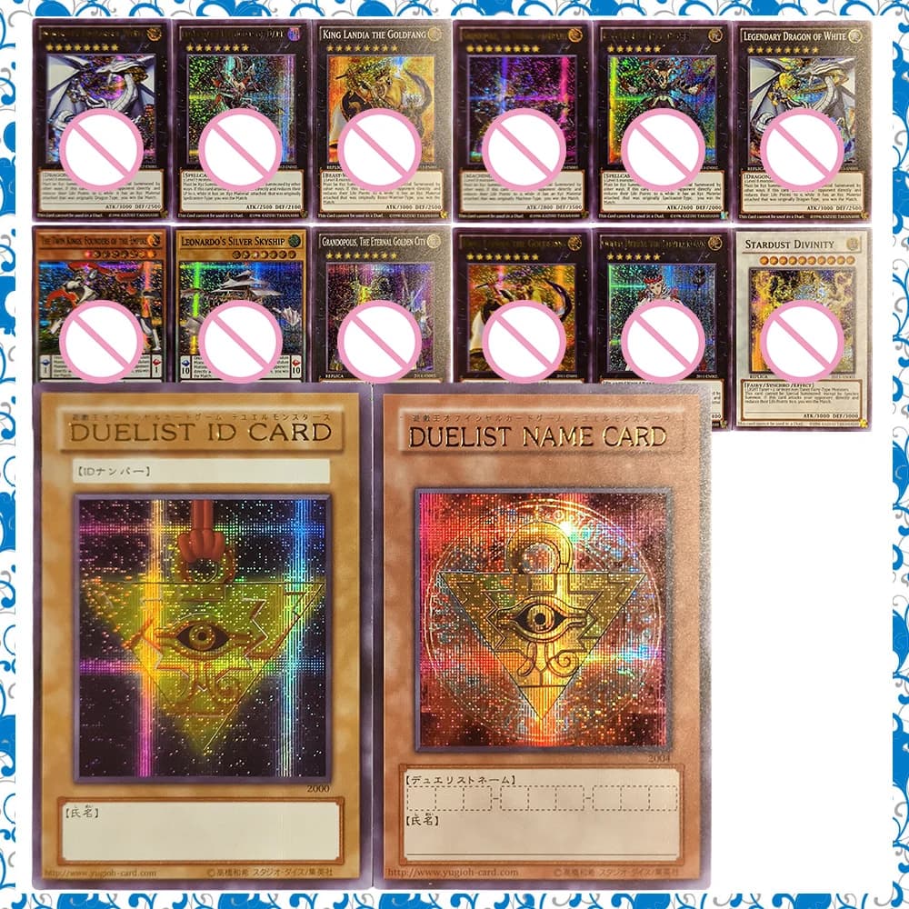 Carta da collezione fai da te ACG Yu-Gi-Oh! Anime Exodia Black Lustre Soldier Palladium Oracle Ragazzi Giochi Giocattoli Festival Regali di compleanno