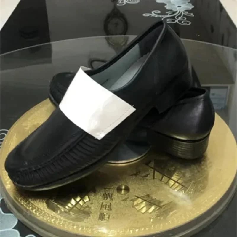 w,3;f'5\b/Deluxe Michael Jackson Billie Jean Accessories MJ Dance Leather Performance Moonwalking Shoes Hallowma6;h\b.8'k/