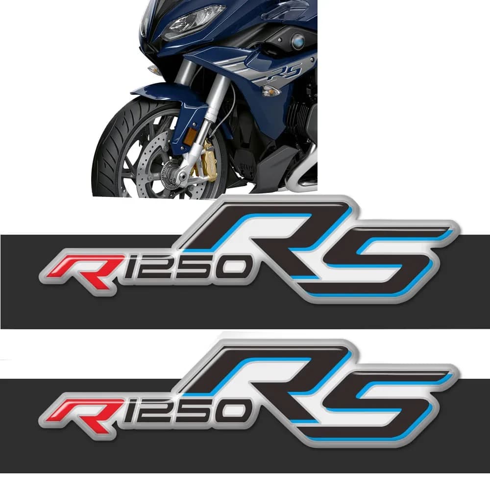 Rilievo del Carro Armato Per BMW R1250RS R1250 R 1250 RS Protezione Carenatura Decalcomanie Emblema Logo Protezione Adesivi Moto 2019 2020 2021