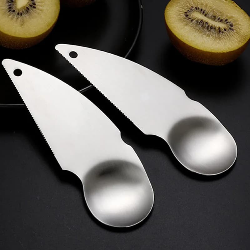 1 pz 304 acciaio inossidabile multifunzionale Kiwi coltello da frutta cucchiaio divisore frutta apertura artefatto accessori da cucina gadget