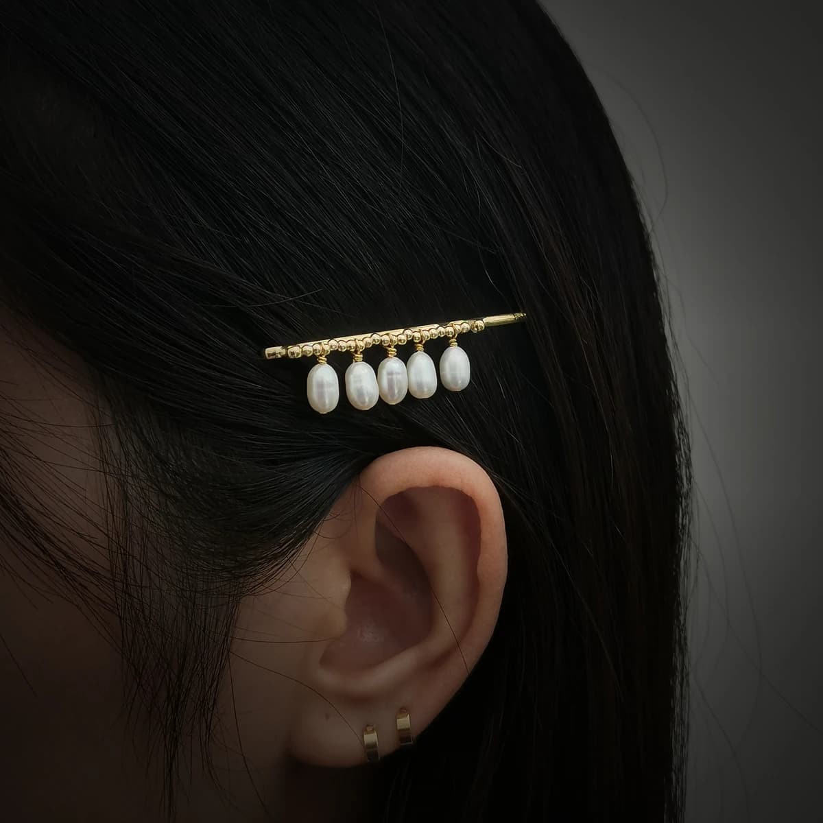 Real Pearl Barrettes Dangle Beads Boho Women Hair Clip Hairgrips Hair Accessories Girls Handmade Jewelry Fashion Hair Pins