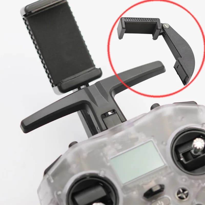 1PCS 3.5 inch/4.3 inch/5 inch FPV Monitor Phone Mounting Bracket PLA ABS Black Support for Radiomaster Pocket Remote Control Parts