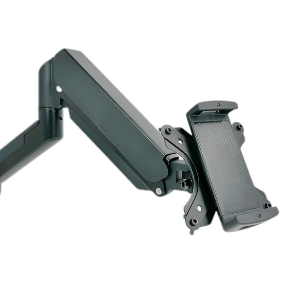 XFDZ Supporto a morsetto piatto VESA con clip VESA portatile universale per tablet da 7-15 pollici per iPad, schermo pieghevole da 4-7 pollici/telefono con pannello dritto