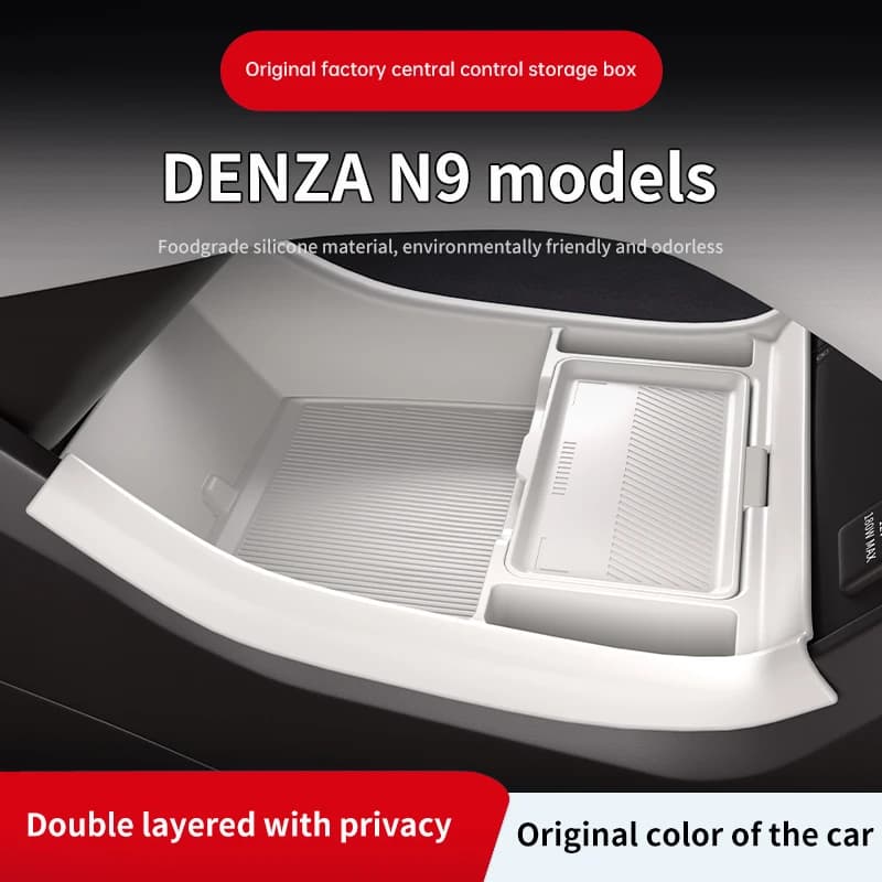 Offerta Speciale: Scatola Portaoggetti per Console Centrale Denza N9, Organizer per Bracciolo Inferiore, Accessori per Modifica Interni Auto