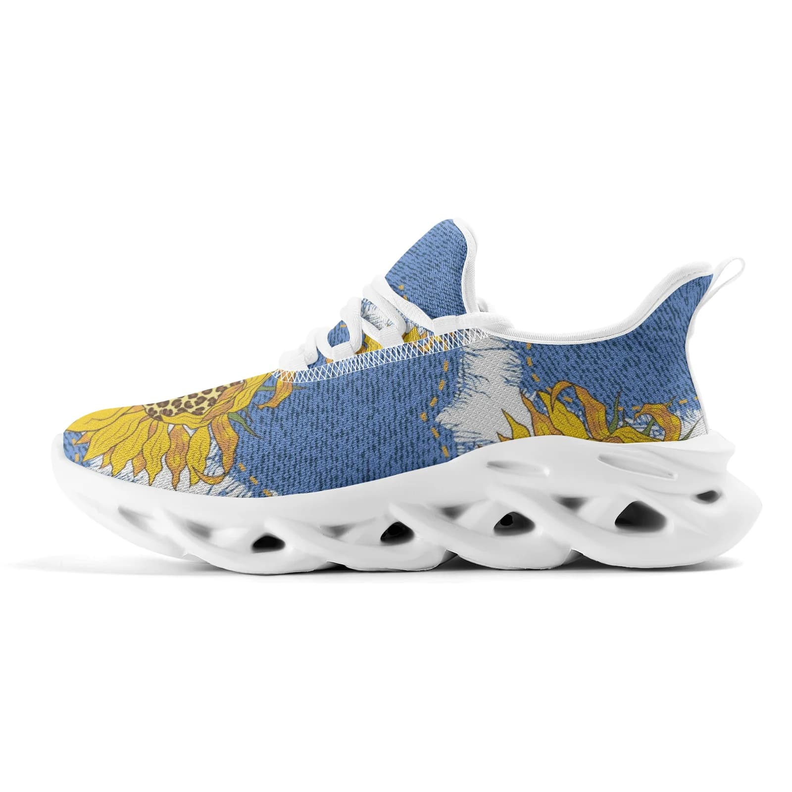 Modelli di girasoli Scarpe da ginnastica casual da donna Scarpe da passeggio leggere Calzature sportive da corsa femminili