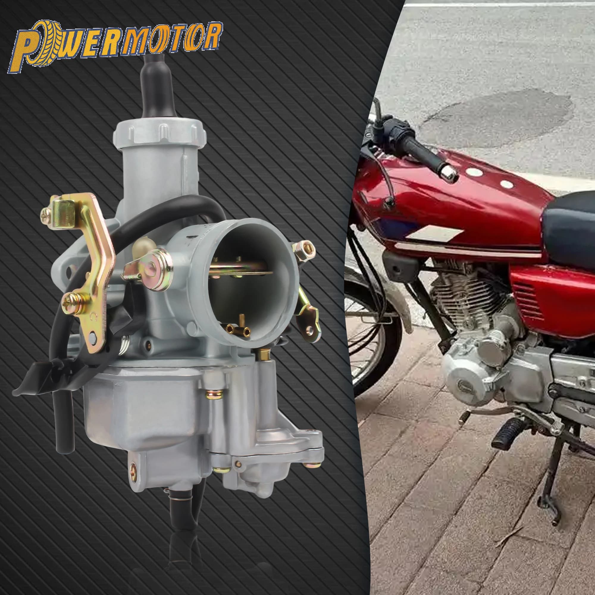 Motorcycle PZ30 Engine Carburetor Accelerator Pump For CG175 CG200 TX250 200cc 250cc Offroad Dirt Bike Accessories
