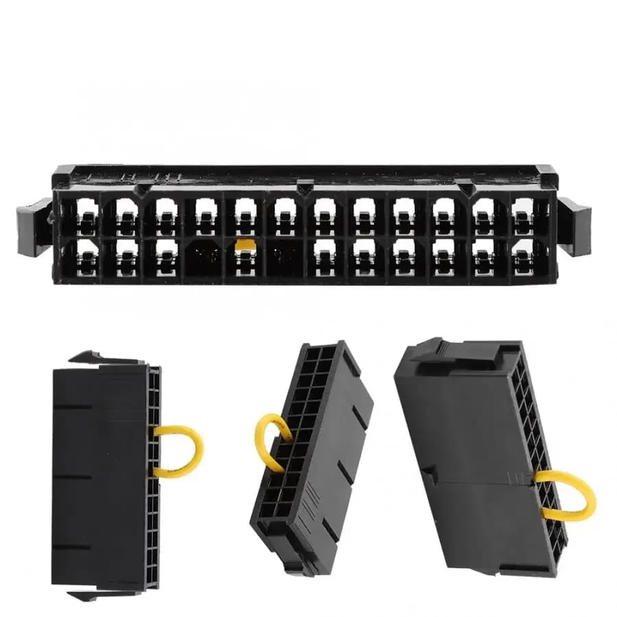 Modulo di alimentazione avviamento alimentatore ATX da 24 pin Tester PSU da 20 + 4 pin Connettore ON/OFF avviamento ponticello per macchina minatore BTTC server
