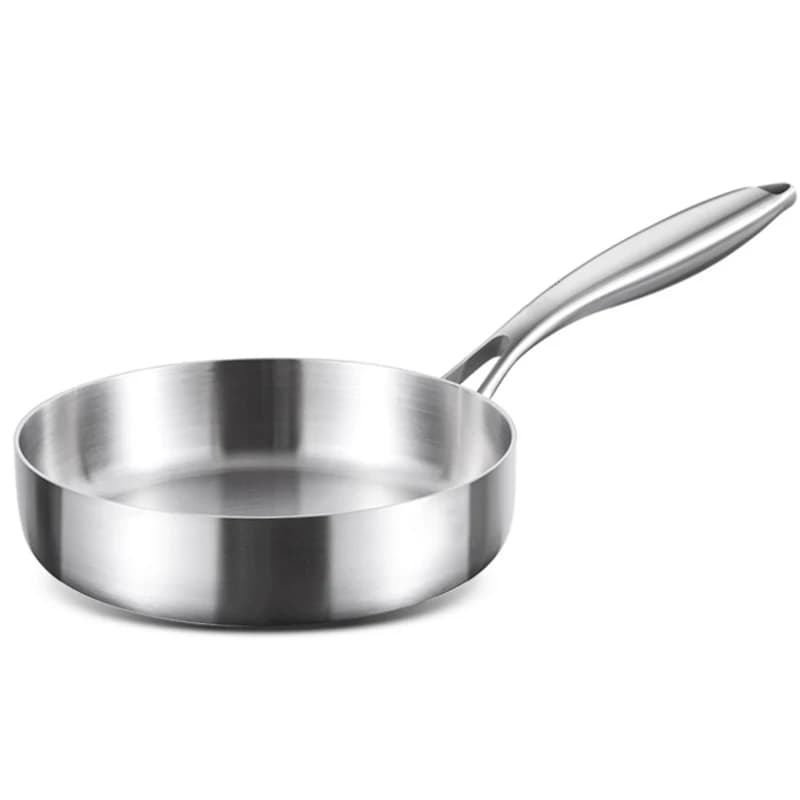 Stainless steel pan 316 Mini frying pans for 1-2 persons 16/18cm small pan for general use for gas stove and induction
