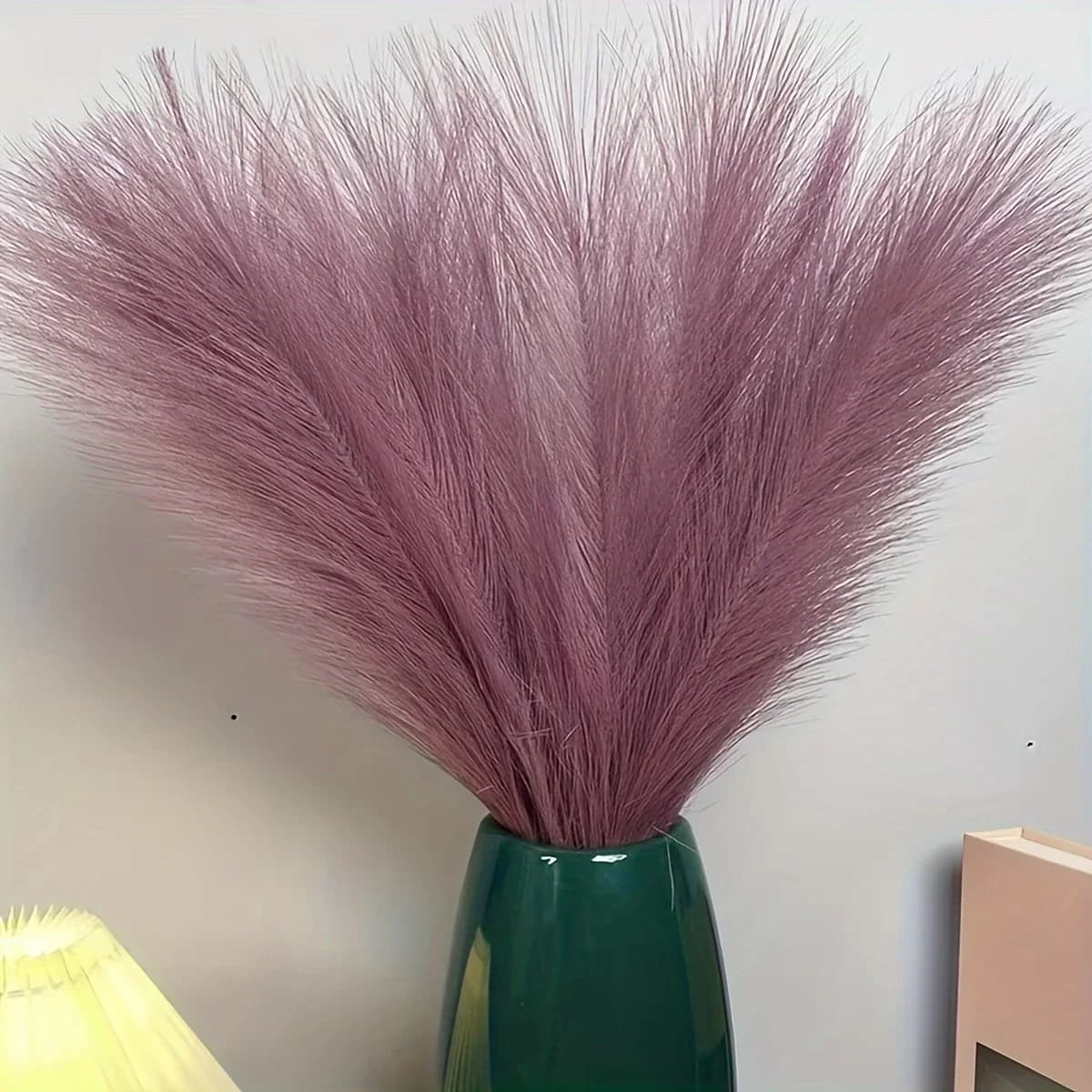 Set di 3 Pezzi di Erba della Pampa Soffice, Decorazione Boho, Pianta Artificiale Simulata per Matrimoni, Feste e Arredamento Casa