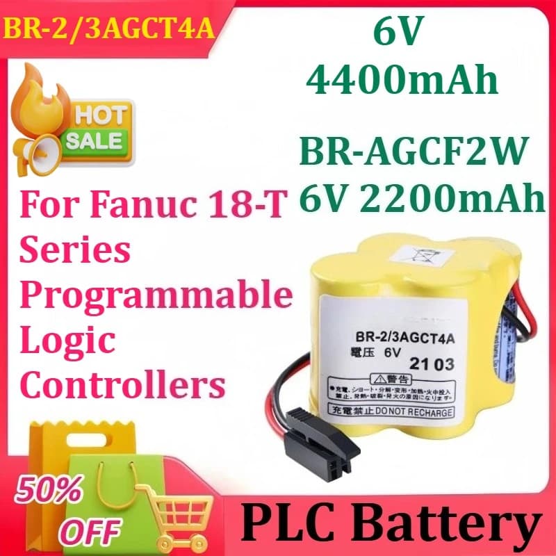Batteria PLC A98L-0031-0025 A98L00310025 BR-2/3AGCT4A BR2/3AGCT4A BR-2/3A4F per controller logici programmabili serie Fanuc 18-T