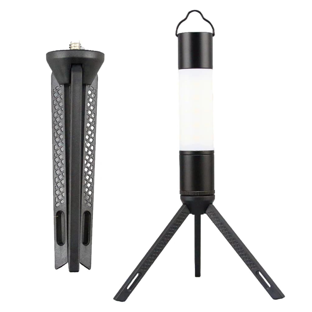 Treppiede per Lampada con Vite da 1/4 di Pollice, Base per Lanterna da Esterno, Supporto per Lanterna da Campeggio, Treppiede per Fotocamera, Luce Video, Smartphone