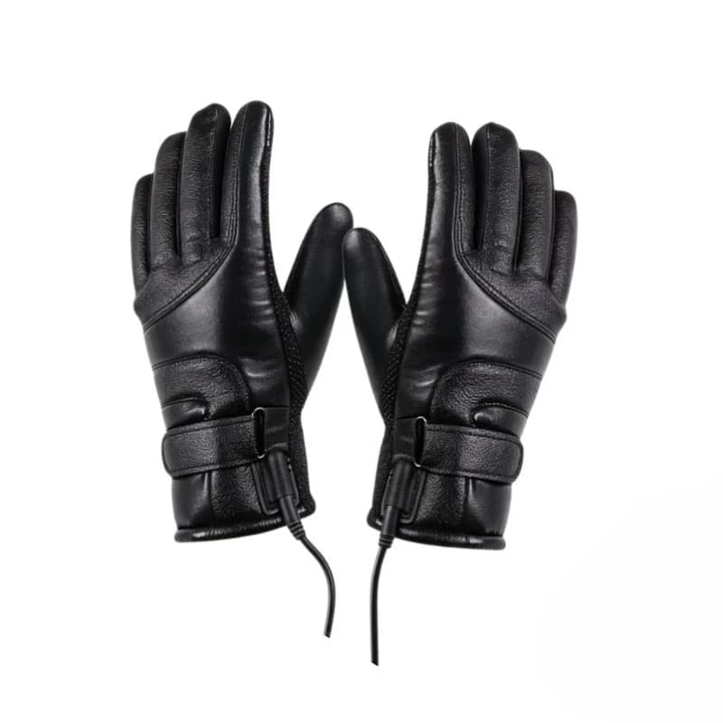 Motorcycle Gloves Guante Electric Heated Gloves Rechargeable USB Hand Warmer Heating Gloves Thermal Touch Screen Bike Gloves