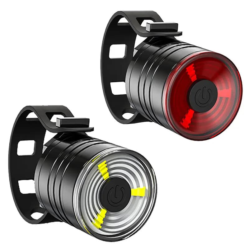 Bicycle Light Rear Facial Rear Helmet Night Guide MTB Bike LED Light Back Lantern Bicycle Accessories