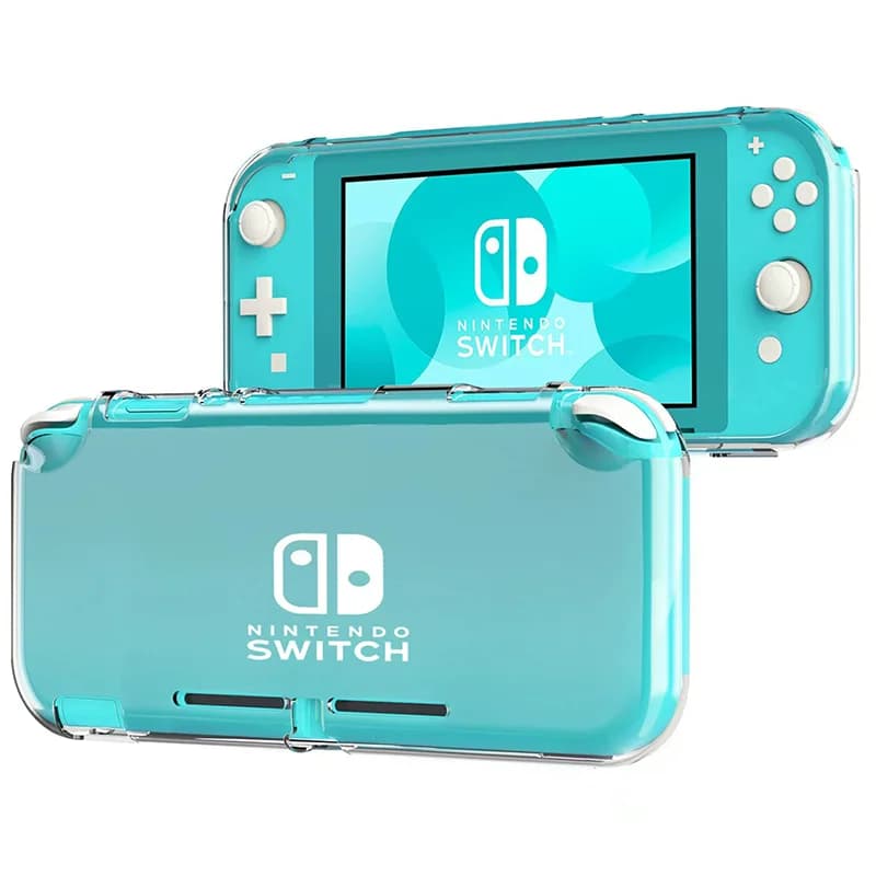 Per Nintendo Switch Lite Custodia protettiva softshell antiurto in TPU trasparente Cover per console cristallina