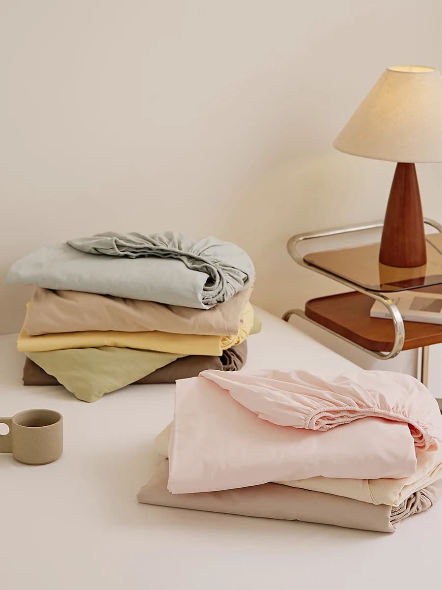 100S High-Thread Count Cotton Flannel Bedding Single Piece Thickened Autumn Winter Pure Color Bedding Duvet Cover for Double Bed