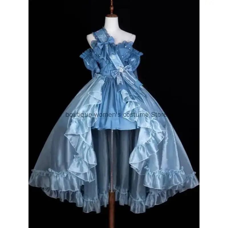 Princess Cosplay Starlight Mermaid Dress Lolita Princess Dress Bridal Gorgeous Princess Lolita Dress for Women