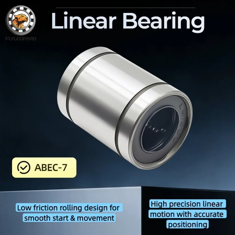 1 pz Cuscinetti Lineari LM3UU LM4UU LM6UU LM8UU LM10UU LM8LUU LM12LUU da 3mm 4mm 5mm 6mm 8mm 10mm 12mm per CNC e Stampanti 3D
