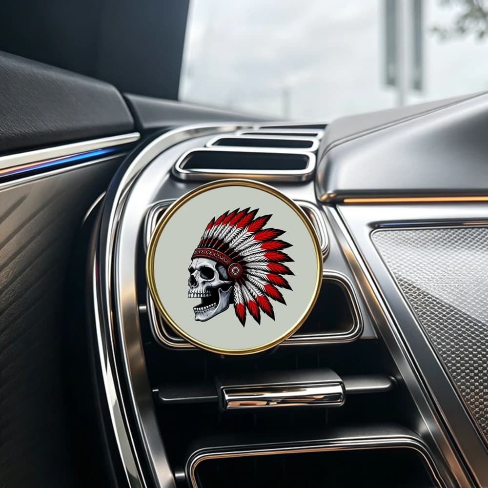 2026 Personalized Skull Print Unscented Car Air Vent Clip Without Essential Oil, Auto Air Outlet Decor, Ideal Gift for Drivers