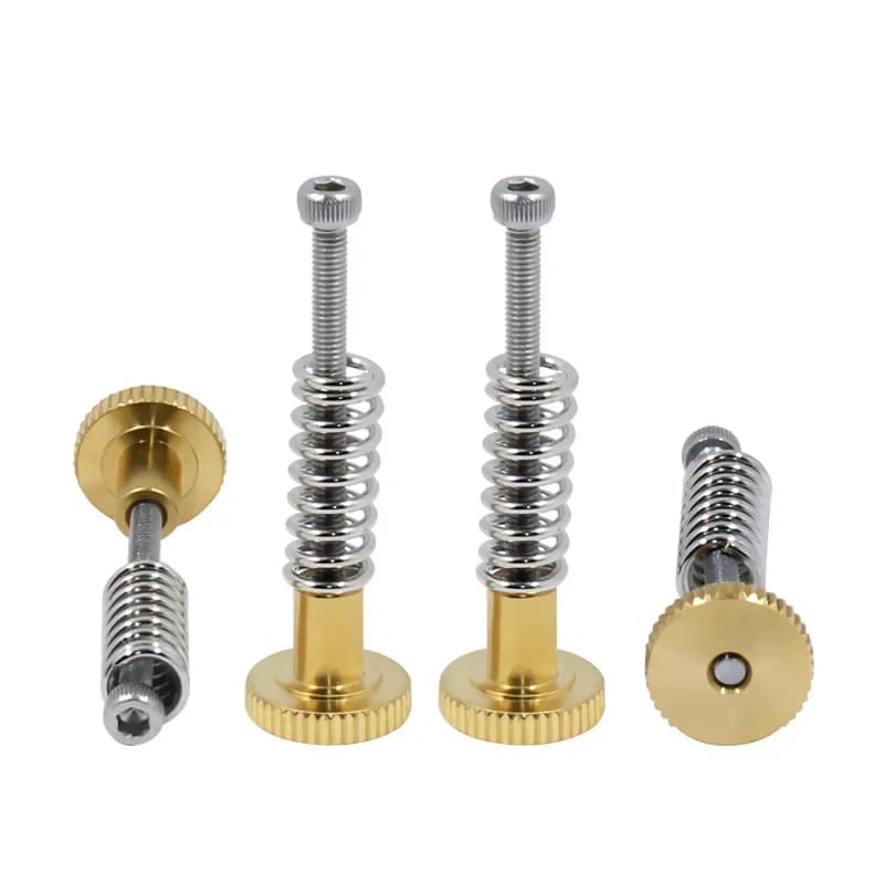 New UM2 Hot Bed Leveling Spring Kit Hand Nut Assembly M3 * 45 Screw 3D Printer Accessories