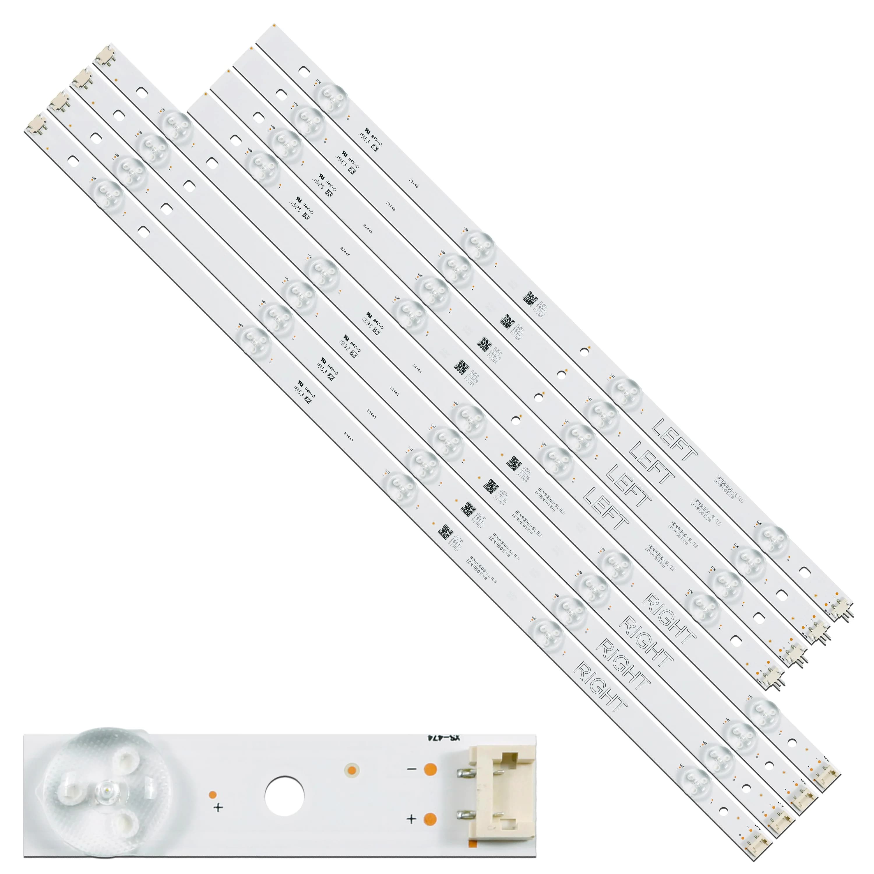 LED Strip for 49UM7300 49UM7100 49UJ6350 49UJ6300-UA 49UJ630V-ZA 49UJ6350-UC NC490DGG-AAGX1-41CA GAN01-1255A-P1 GAN01-1256A- P
