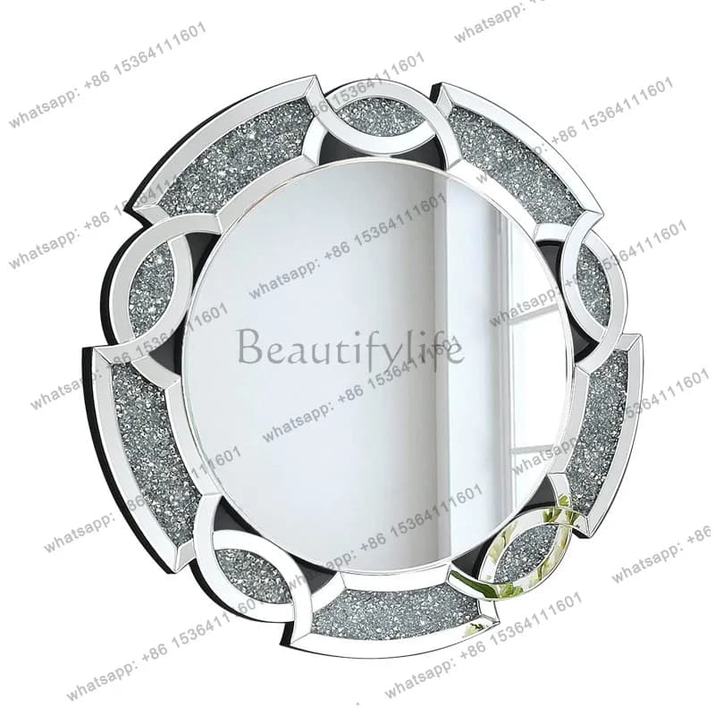 Specchio decorativo neoclassico europeo per ingresso, bagno, specchio per il trucco alla moda 2124