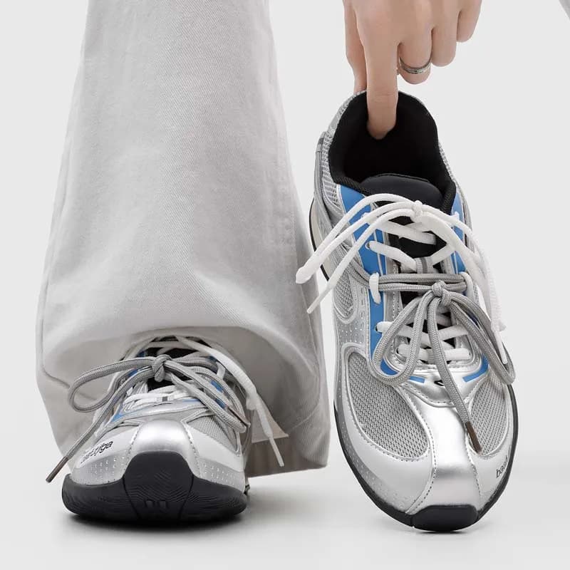 2026 New Summer Breathable Single Net Casual Running Shoes for Men Dequan Paris Old Dad Shoes Male Version of Agan Running Shoes