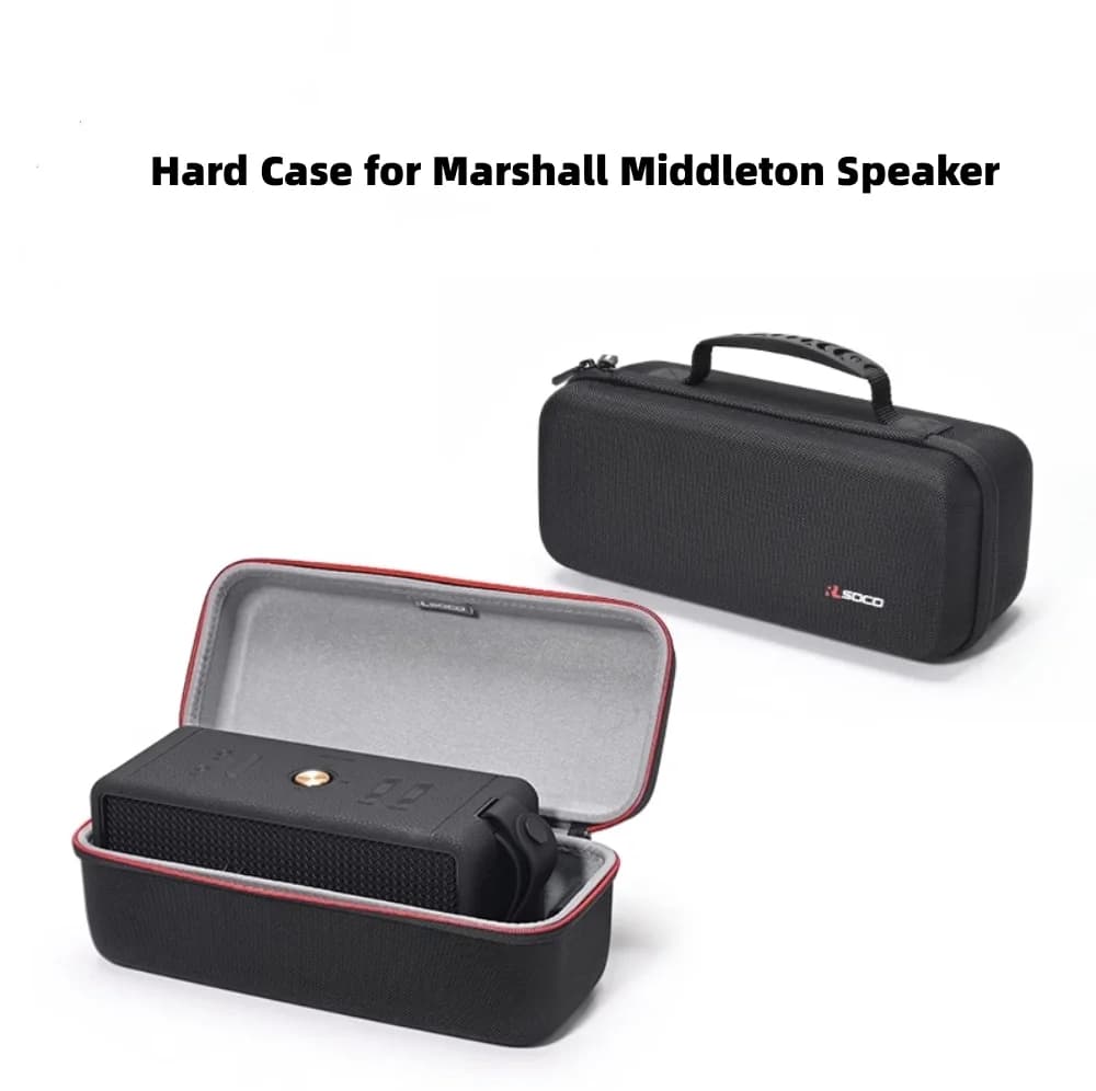 Wireless Marshall Middleton Portable Bluetooth Speaker Hard Case, EVA Travel Bag Protective Case for Marshall Middleton