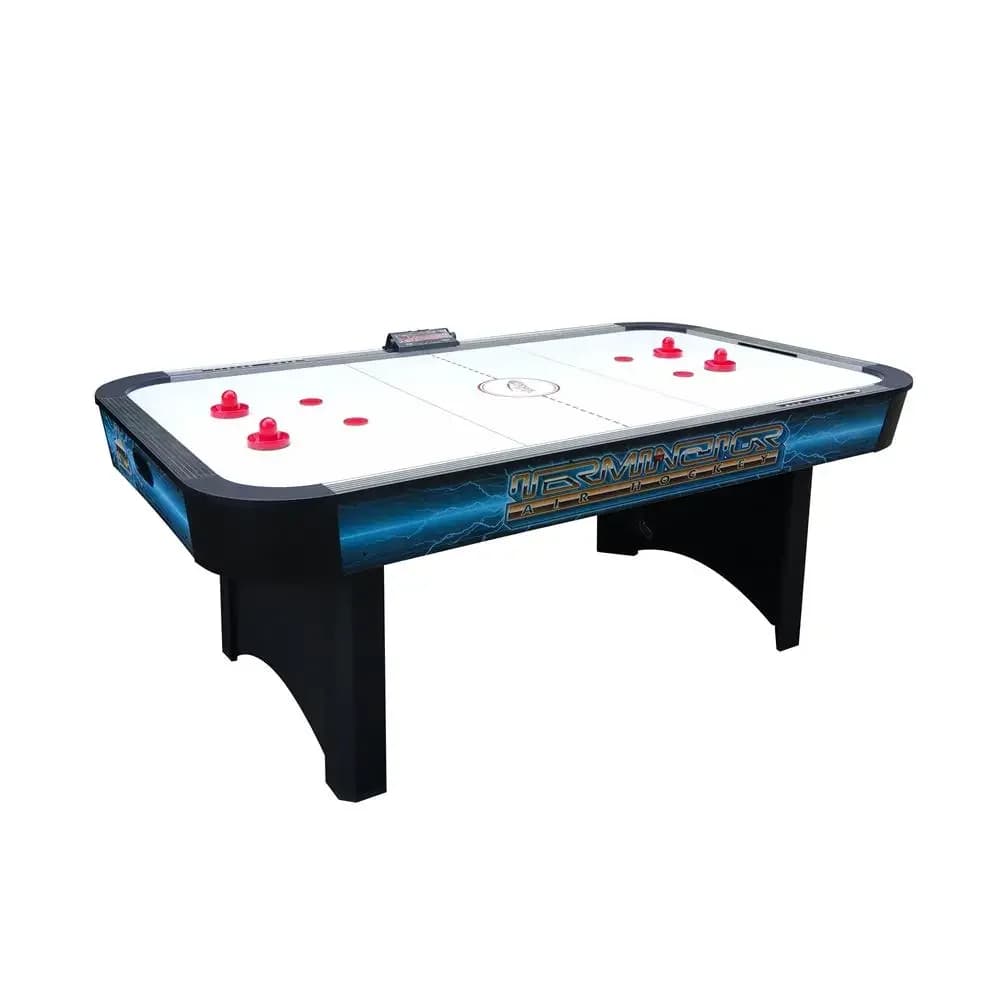 AATable Hockey su ghiaccio Tavolo Macchina per il ghiaccio Air Hockey Air Hanging Hockey Gioco da tavolo Misuratore elettrico rinforzato