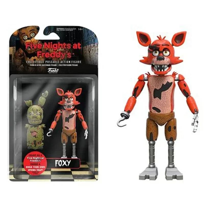 Figure FNAF da 14 cm: Nightmare Freddy, Bonnie, Foxy, Chica - Action Figure Articolate Blacklight Freddy, Frostbe - Giocattoli da Collezione