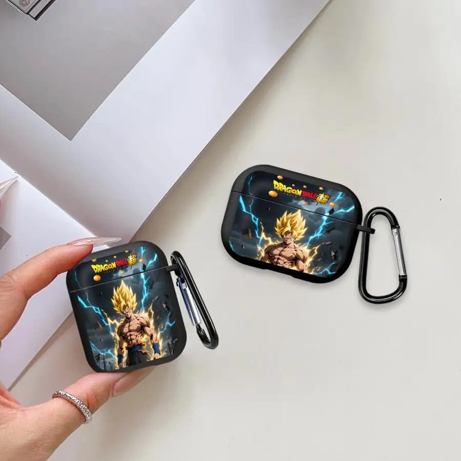 Custodia per auricolari Airpods 3 Pro Pro3 2 4 1 Pro2, cover Dragon Ball Goku Anime