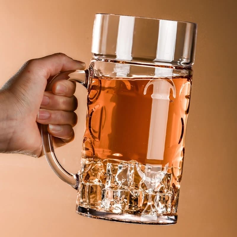 Boccale di birra in plastica infrangibile Party Cold Drink Juice Cup bicchiere riutilizzabile B03E