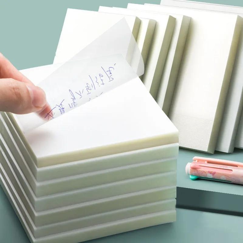 50 sheets of creative transparent PET waterproof clipboards - School gate and office supplies