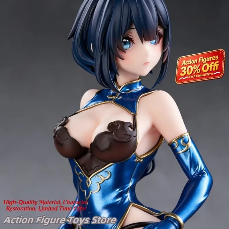 Sexy and beautiful girl Nangong Cherry 28CM Cheongsam Miss Action dolls/games/anime/merchandise figure birthday Gift desktop Toy