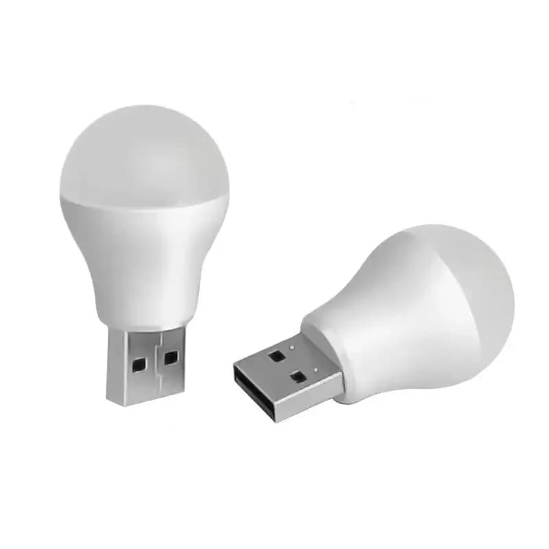 Lampada con presa USB Computer Alimentazione mobile Ricarica USB Lampade per piccoli libri Protezione per gli occhi a LED Luce da lettura Piccola luce rotonda Luce notturna
