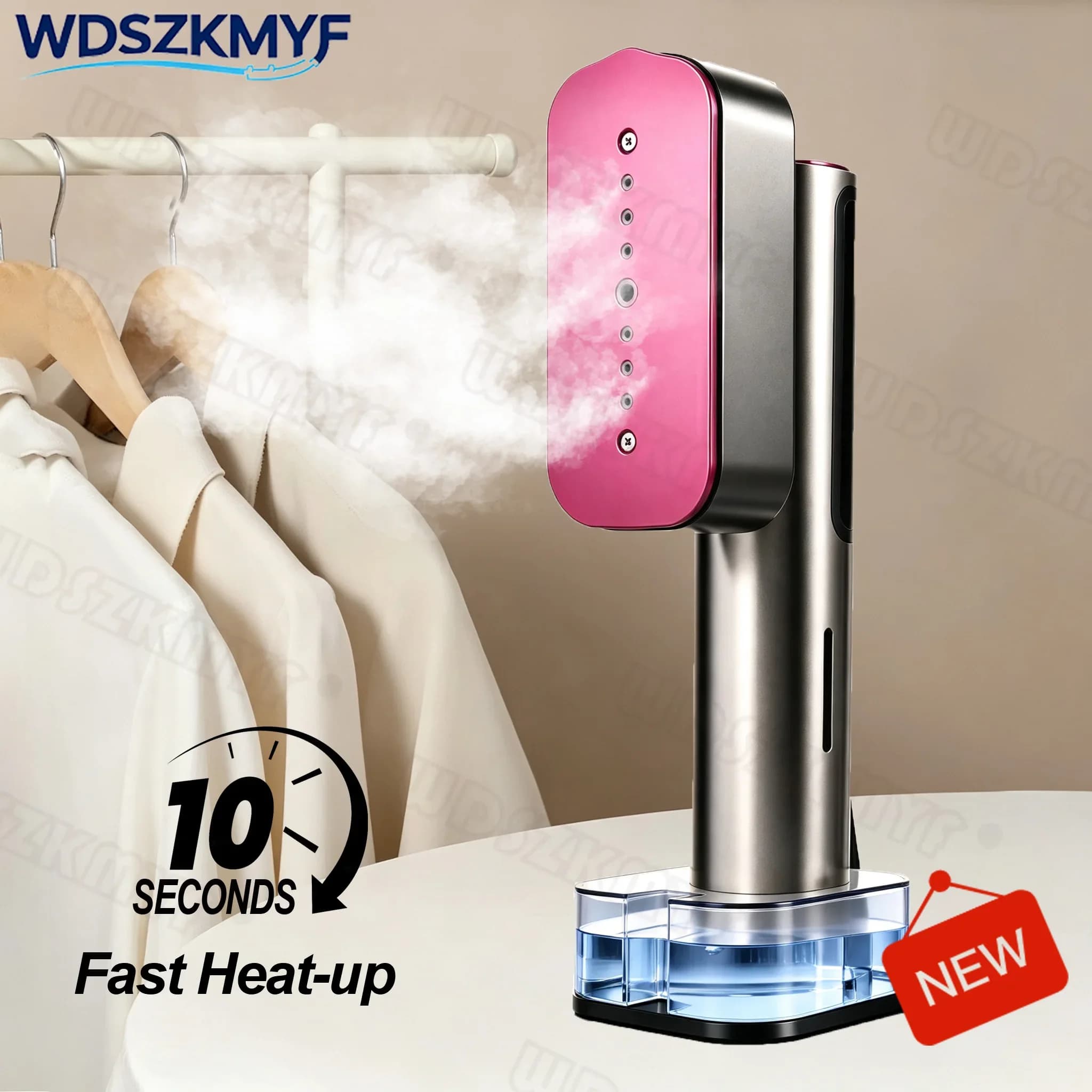 Handheld Steam Hanging Iron 10 Seconds Fast Preheat EU/US Multifunctional 1800W Portable Home Small Fabric Clothes Steamer