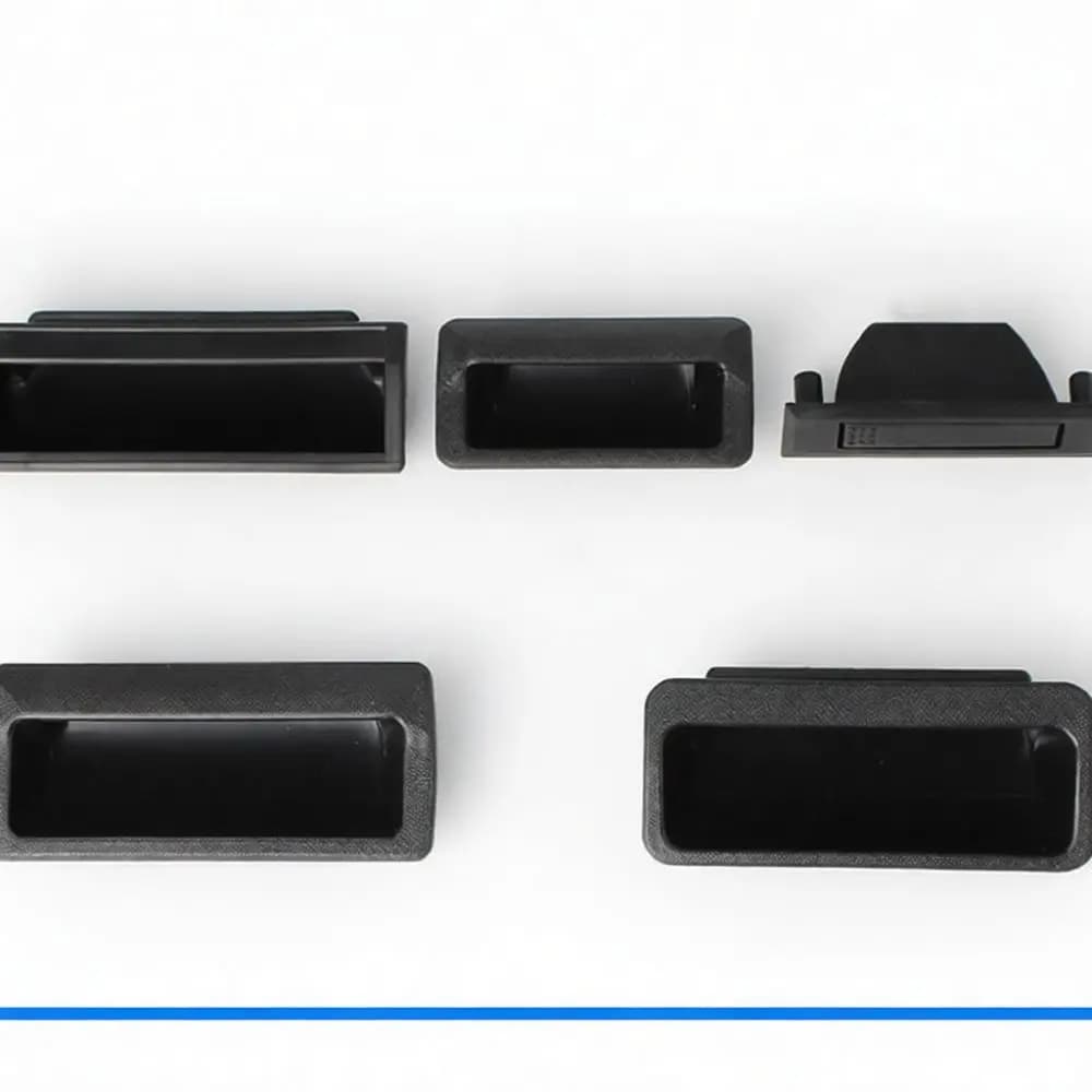 Industrial Flush Pull Handle Recessed Cabinet Hardware For Metal Box Electric Enclosure Drawer Door Storage Grip
