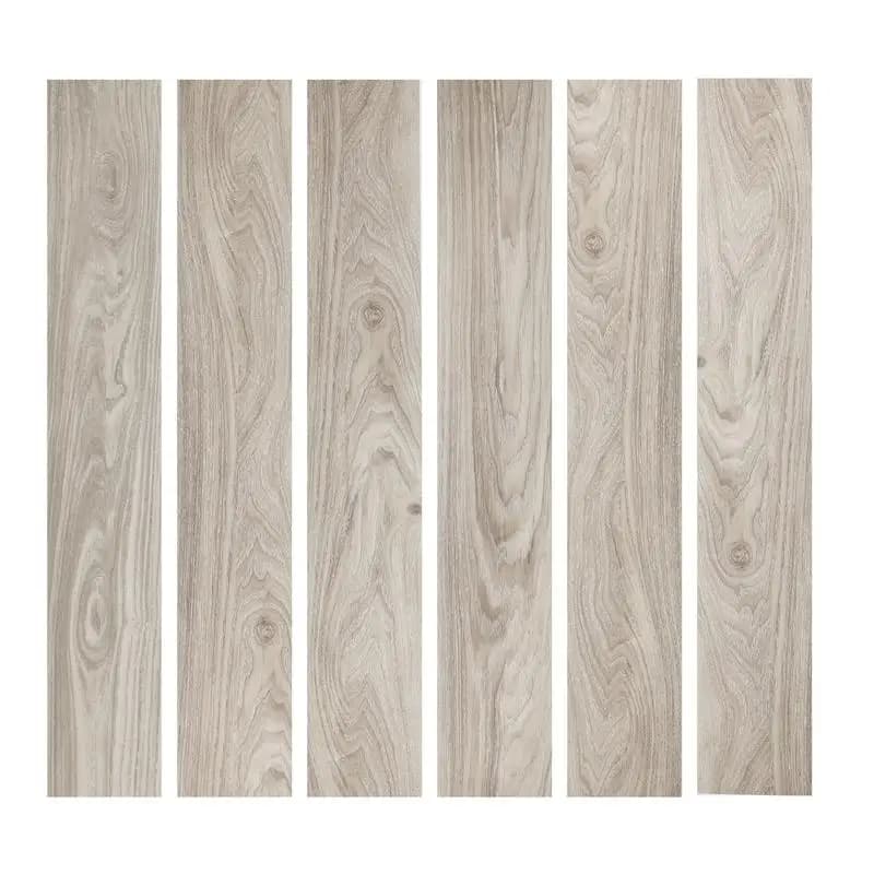 36 pieces of vinyl flooring detach and paste, 12 MIL, 6" x 36", UV surface tile in grey trunk, water resistant, 54 sq m. covered feet